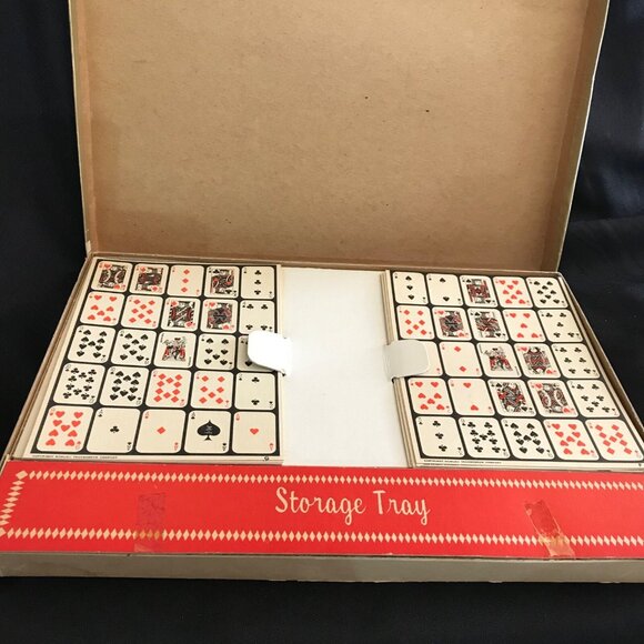 Vintage Transogram Poker Bingo Game Complete Set With Boards & Chips 1963 - Picture 2 of 9